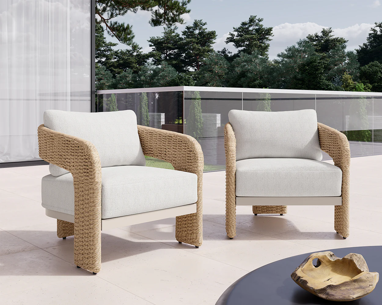 Pylos Lounge Chair - Natural - Image 2