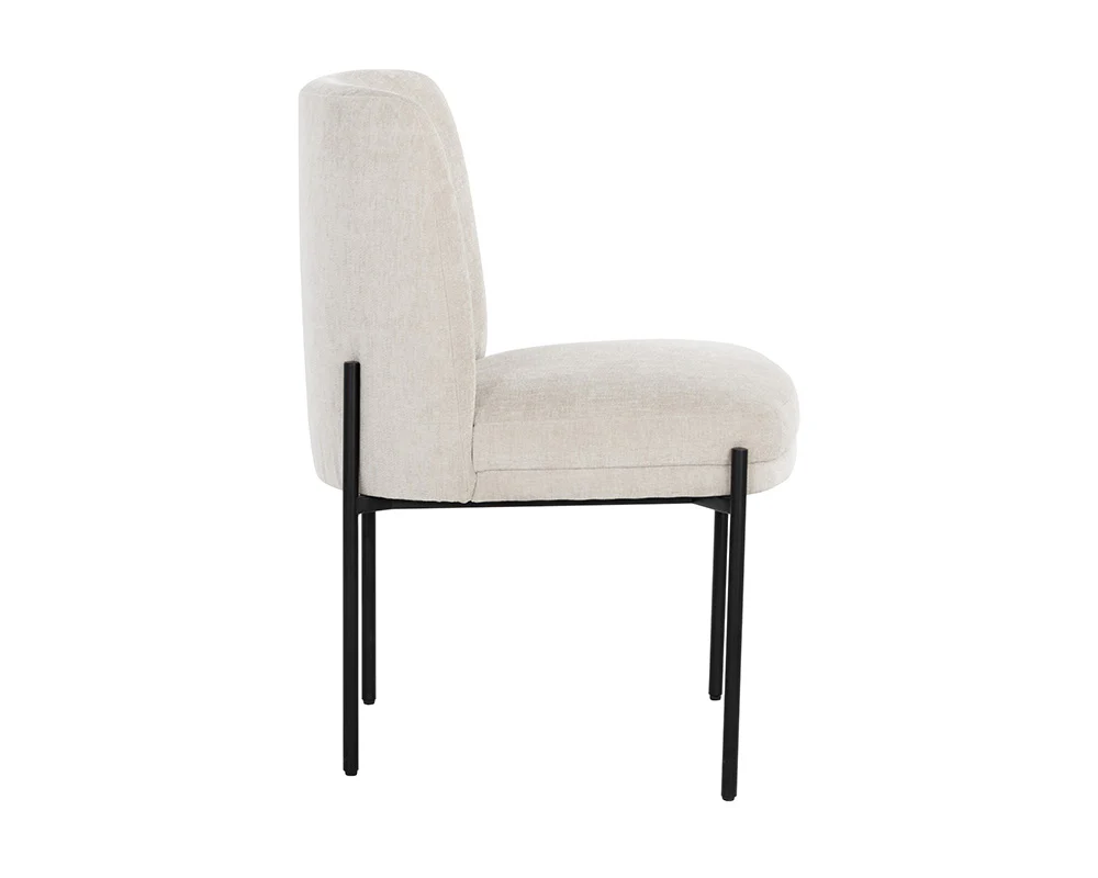 Richie Dining Chair - Black - Image 6