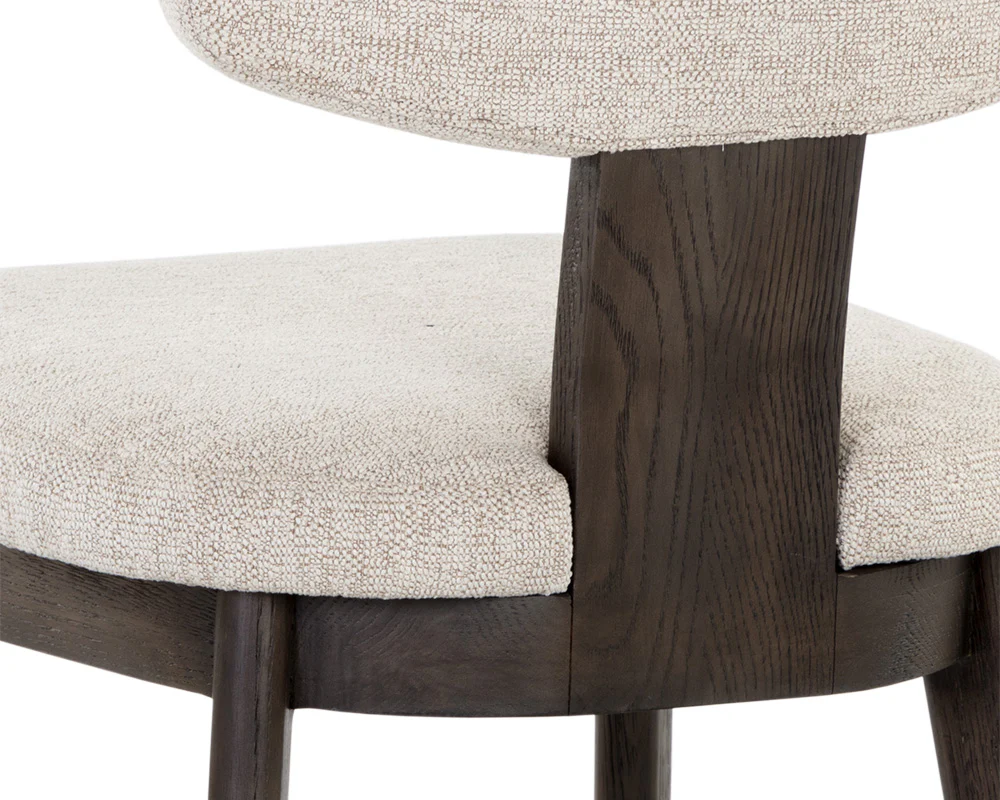 Rickett Dining Chair - Dark Brown - Image 8