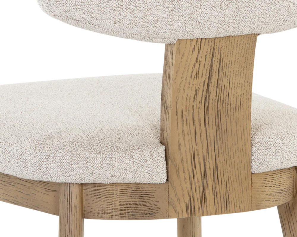 Rickett Dining Chair - Weathered Oak - Image 11