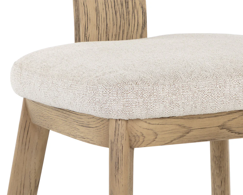 Rickett Dining Chair - Weathered Oak - Image 9