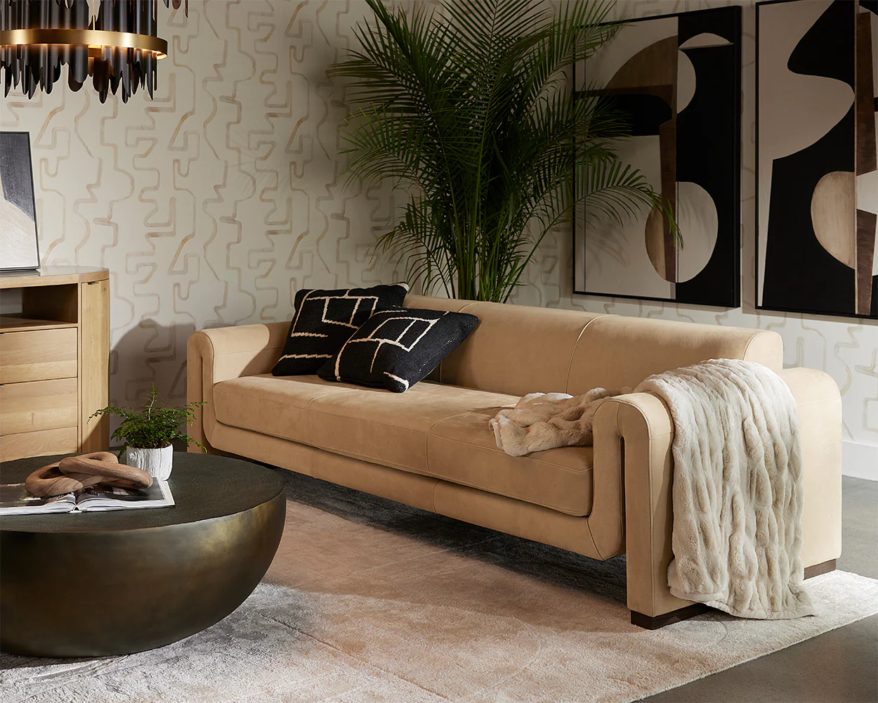 Romer Sofa - Distressed Brown - Image 2