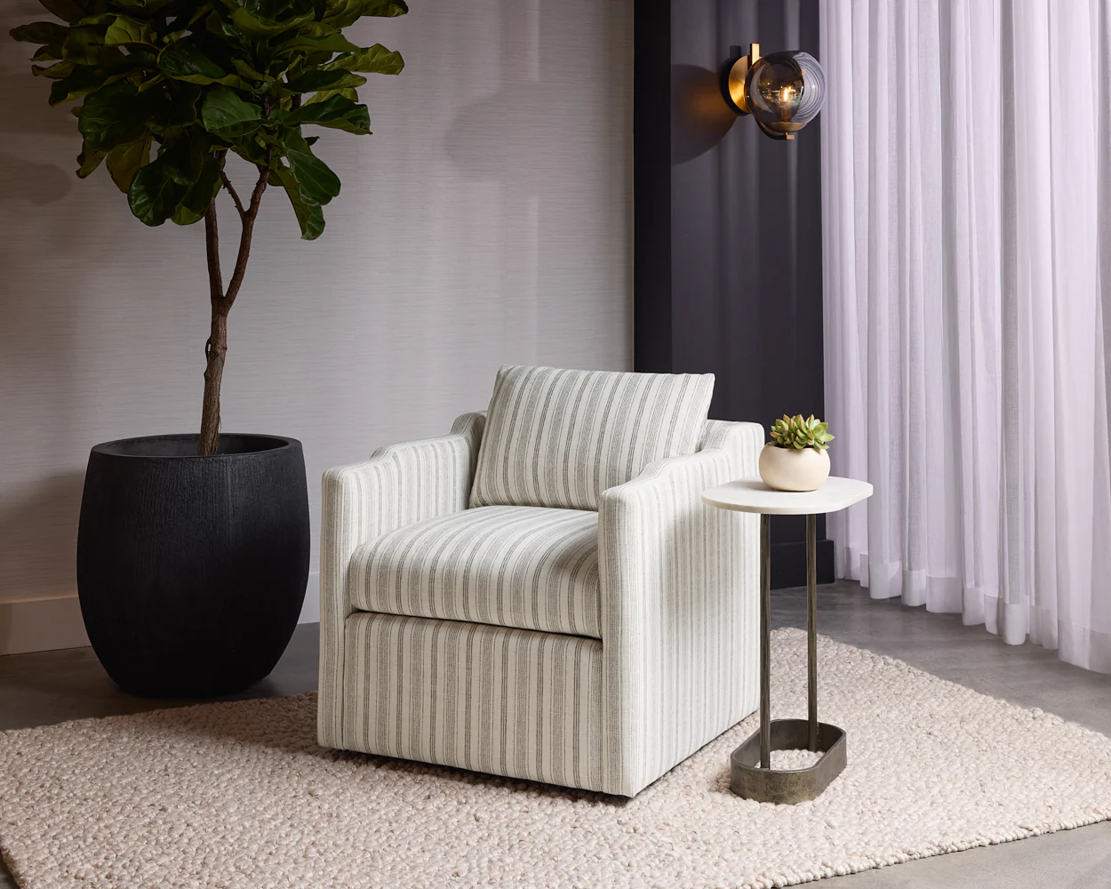 Roosevelt Swivel Lounge Chair - Image 2