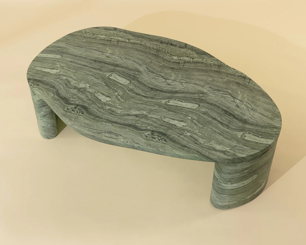 Savinah Coffee Table - Marble Look - Image 3