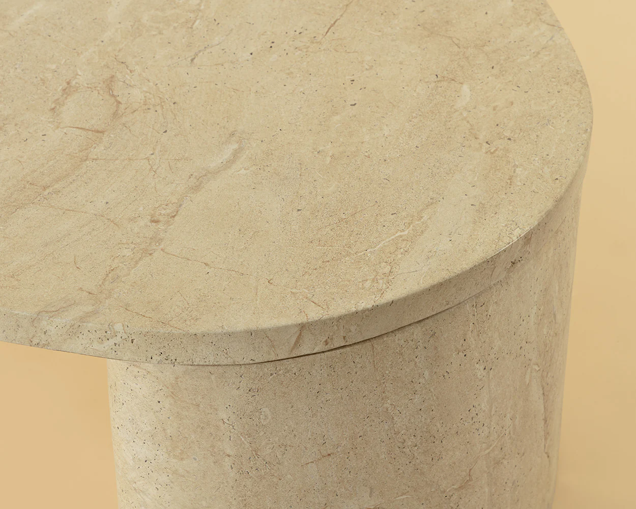 Savinah Coffee Table - Travertine Look - Image 5