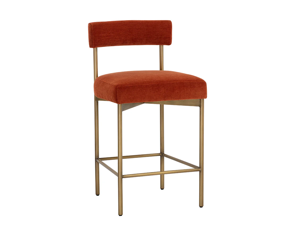 Seneca Counter Stool - Antique Brass - Image 16