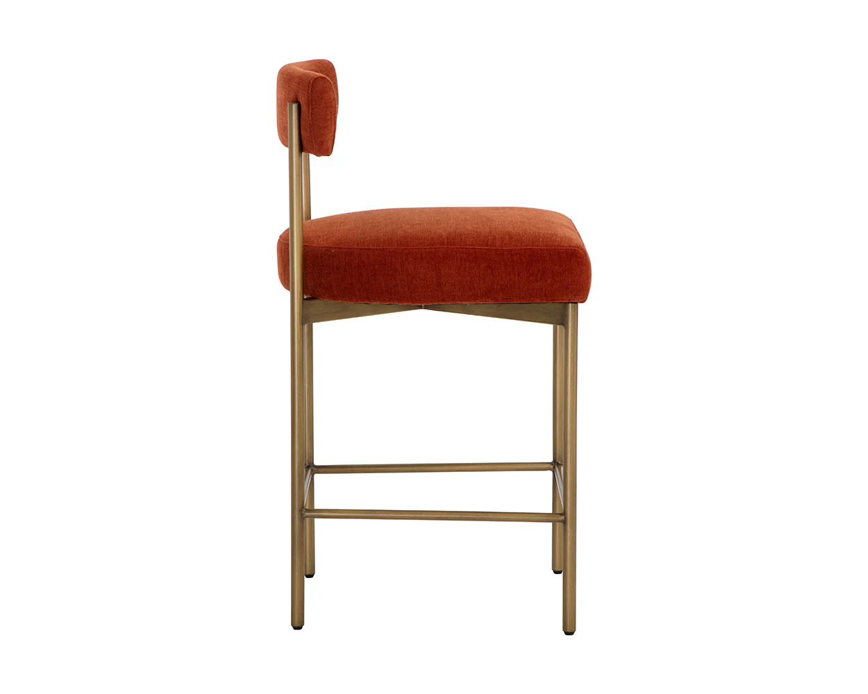 Seneca Counter Stool - Antique Brass - Image 19