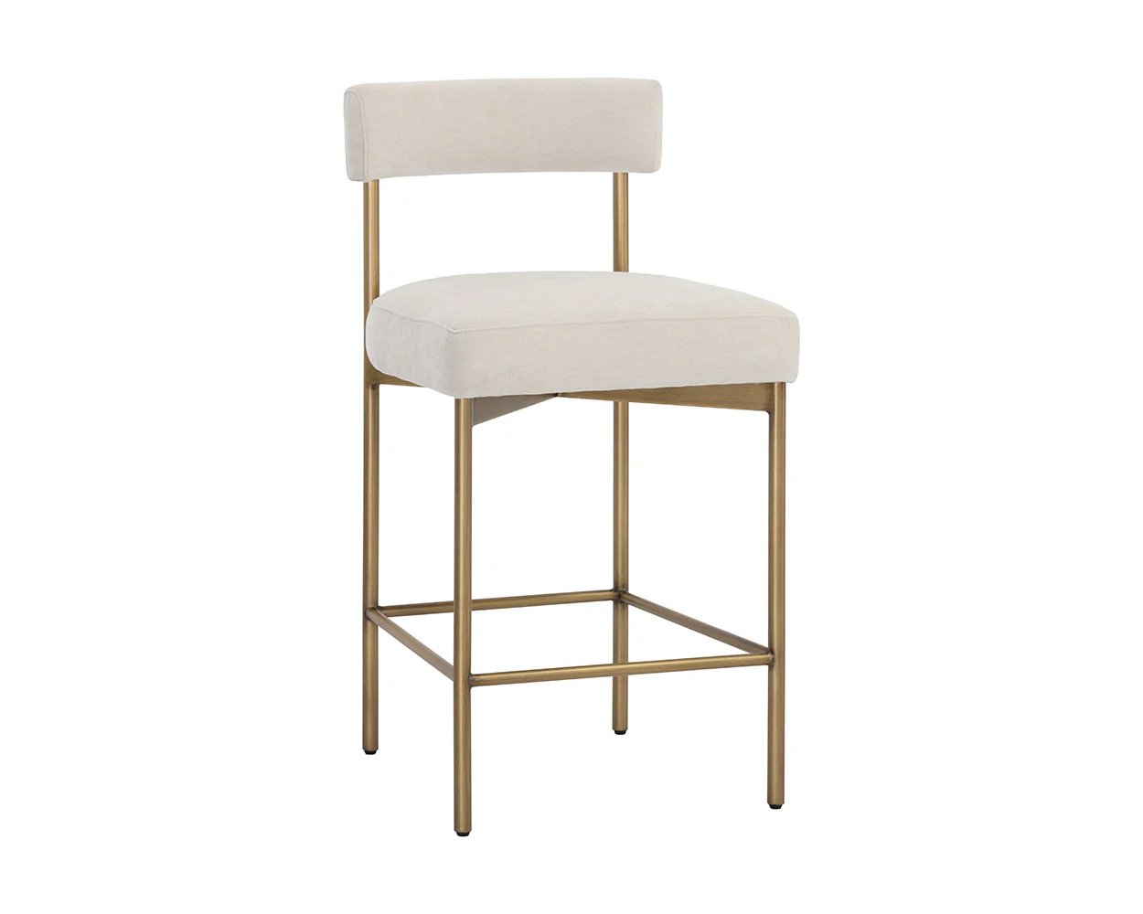 Seneca Counter Stool - Antique Brass - Image 24