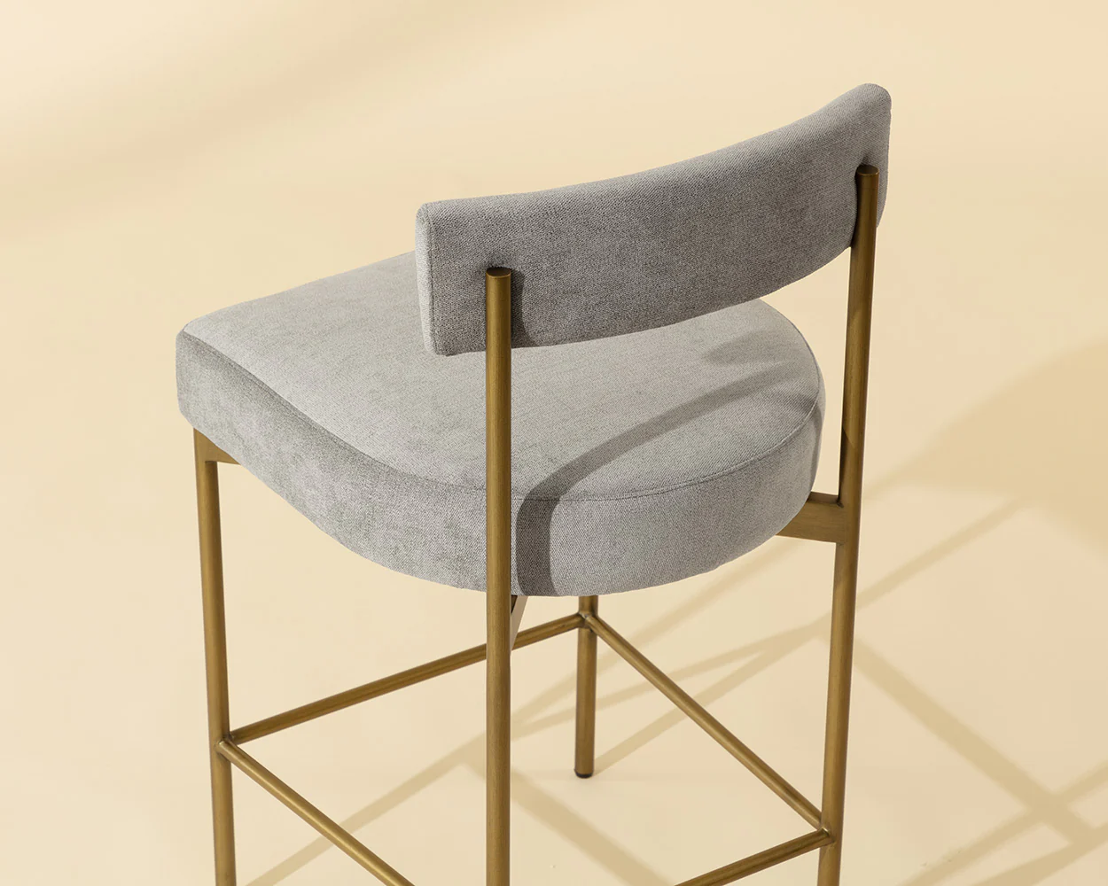 Seneca Counter Stool - Antique Brass - Image 35
