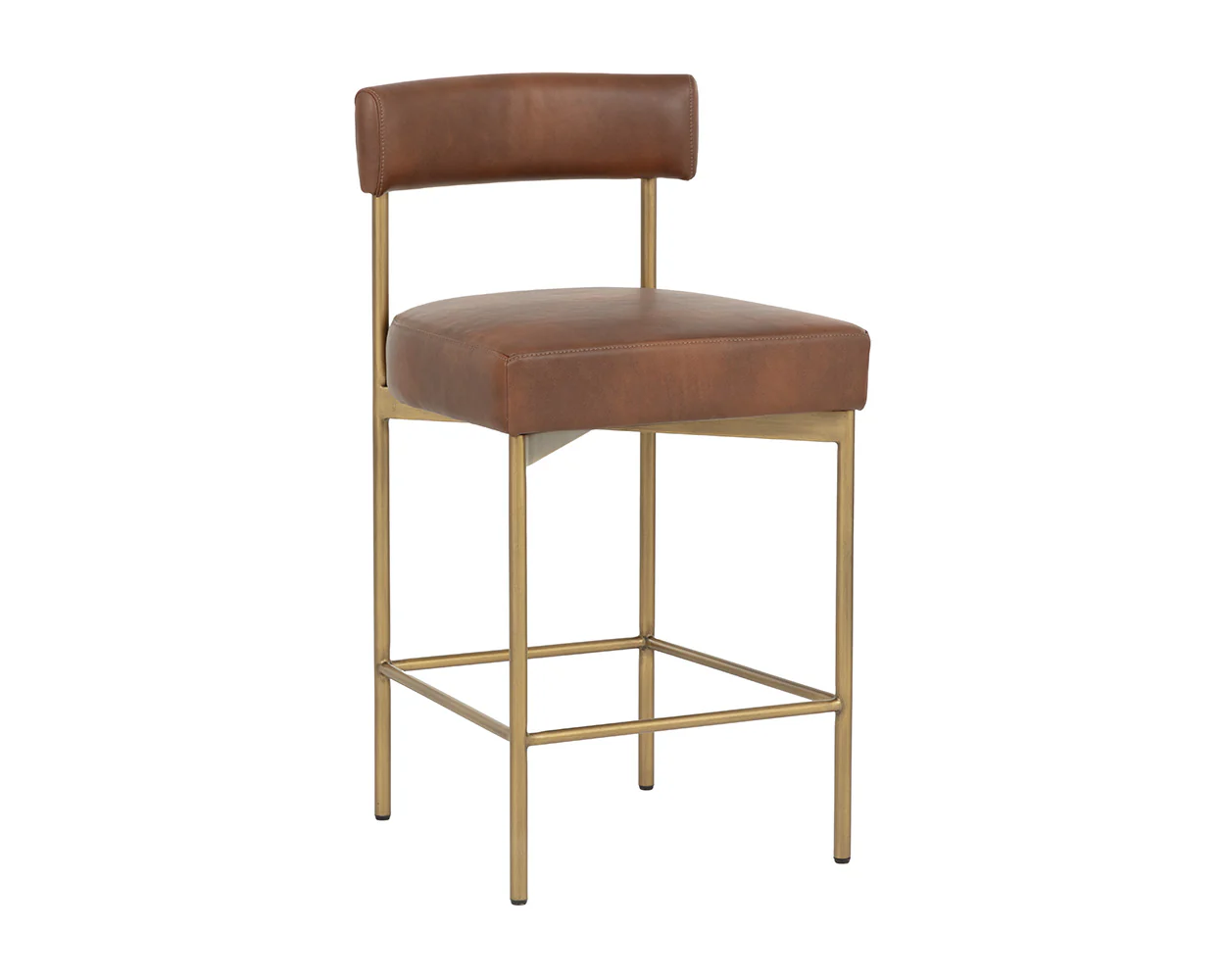 Seneca Counter Stool - Antique Brass - Image 4
