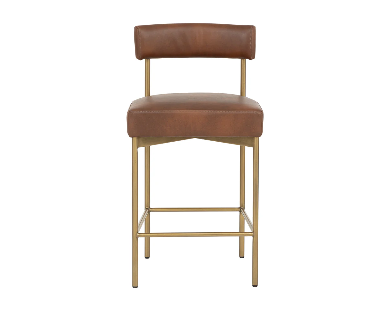 Seneca Counter Stool - Antique Brass - Image 5