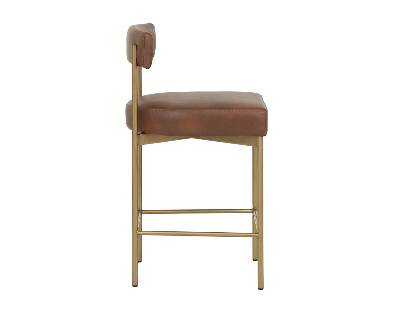 Seneca Counter Stool - Antique Brass - Image 6