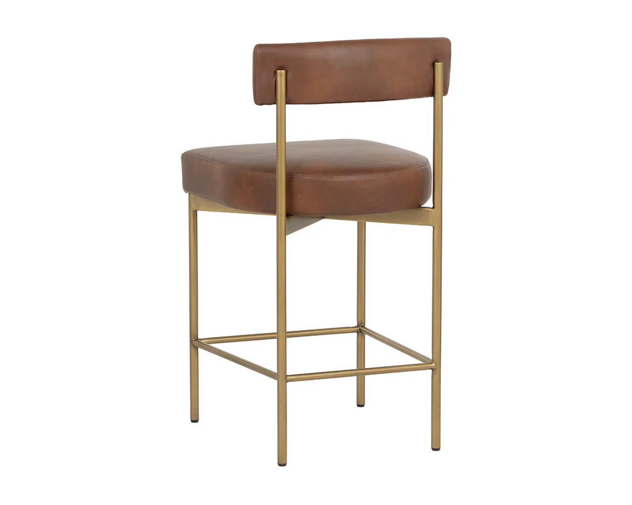 Seneca Counter Stool - Antique Brass - Image 7