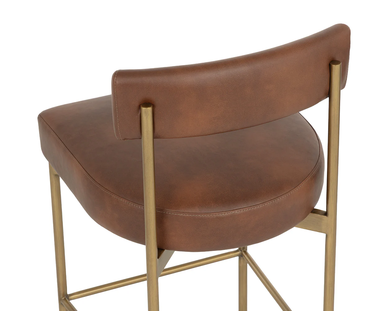 Seneca Counter Stool - Antique Brass - Image 8