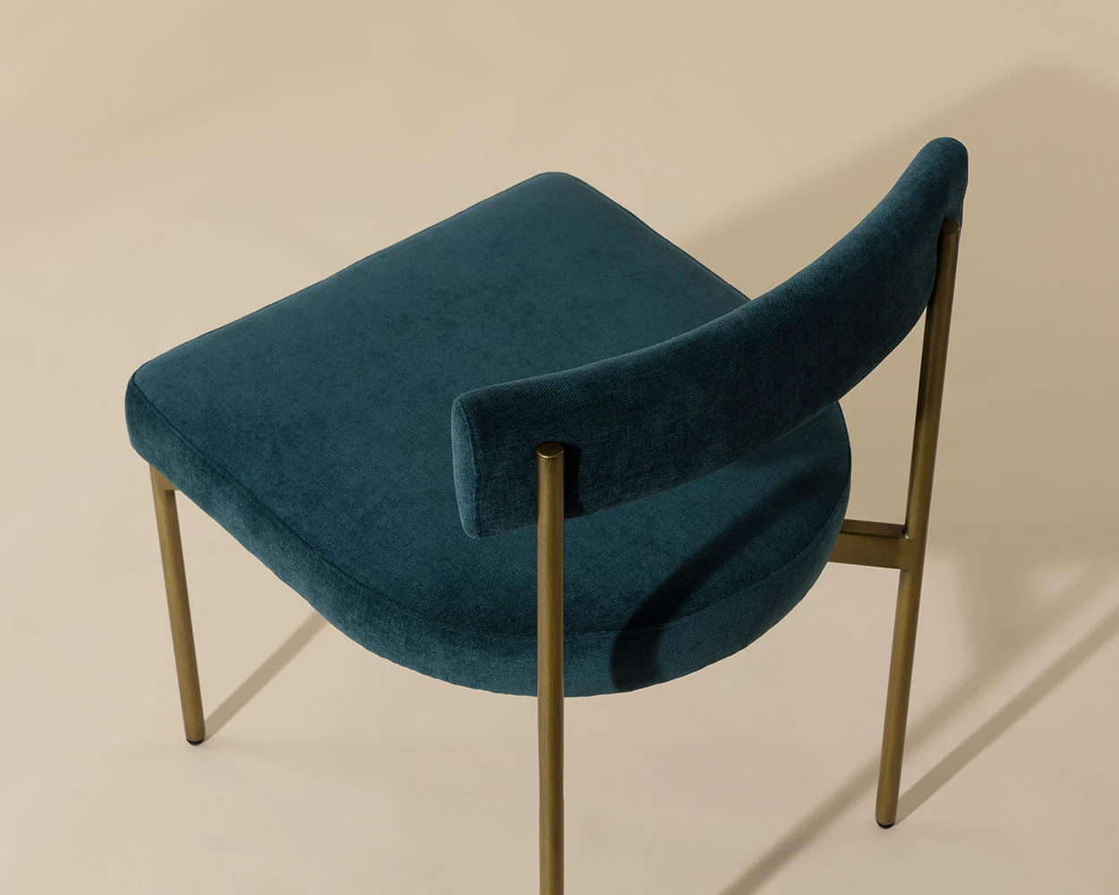 Seneca Dining Chair - Antique Brass - Image 2