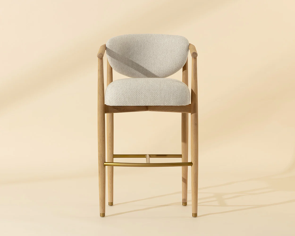Sigrid Barstool - Light Oak - Image 2