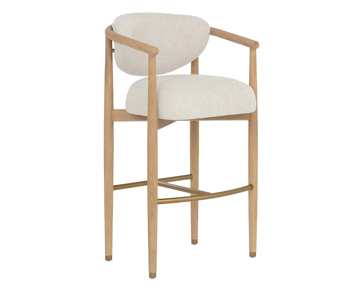 Sigrid Barstool - Light Oak - Image 4