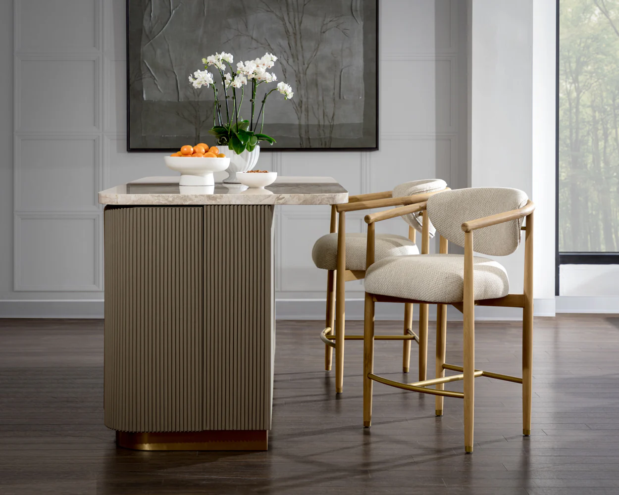 Sigrid Counter Stool - Light Oak - Image 2
