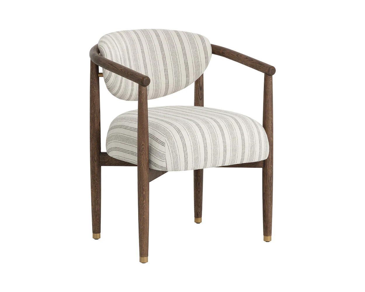 Sigrid Dining Armchair - Antique Brown - Image 4