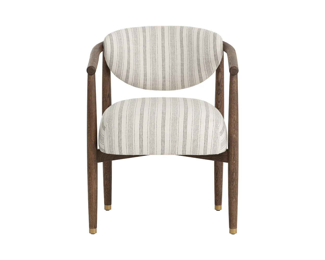 Sigrid Dining Armchair - Antique Brown - Image 5