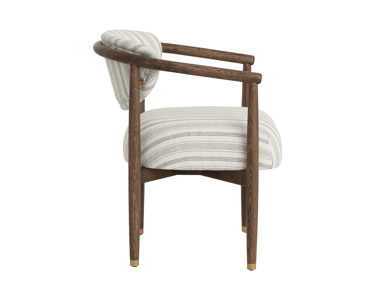 Sigrid Dining Armchair - Antique Brown - Image 6