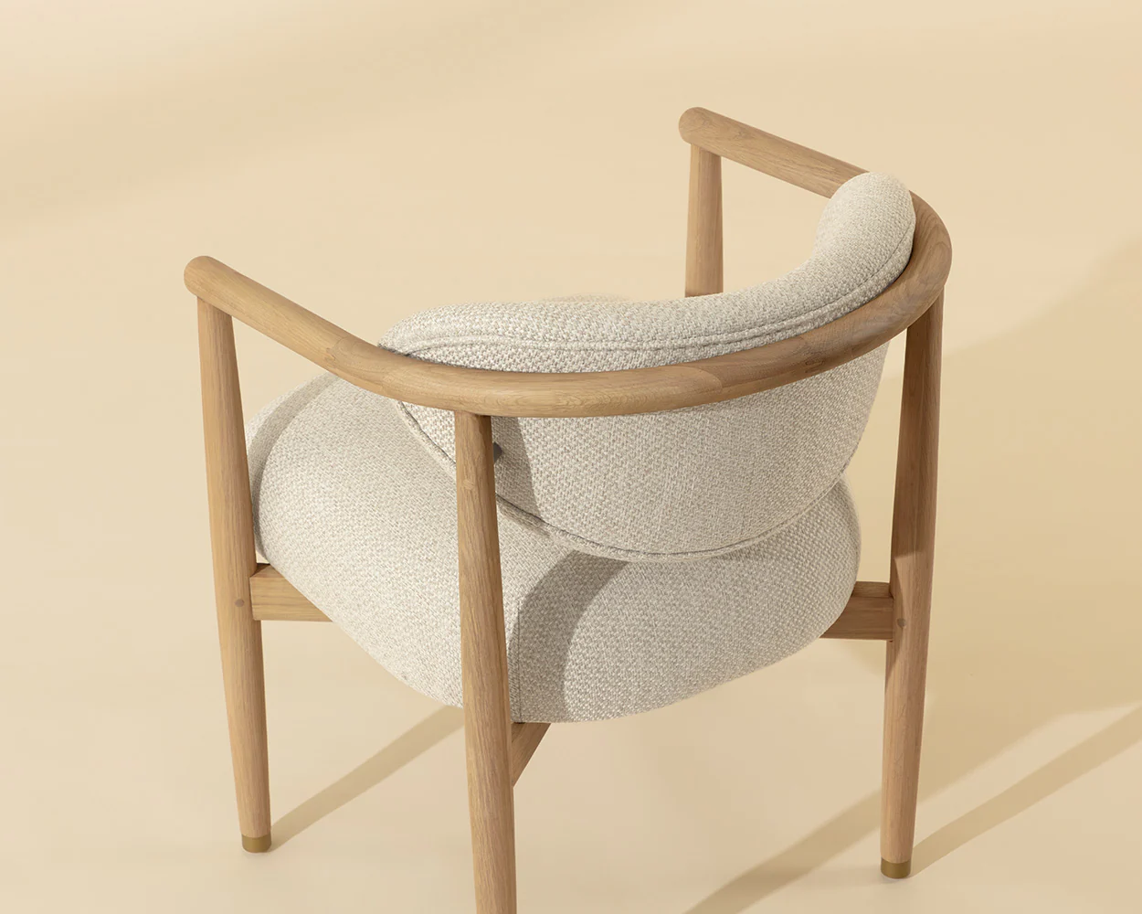 Sigrid Dining Armchair - Light Oak - Image 3