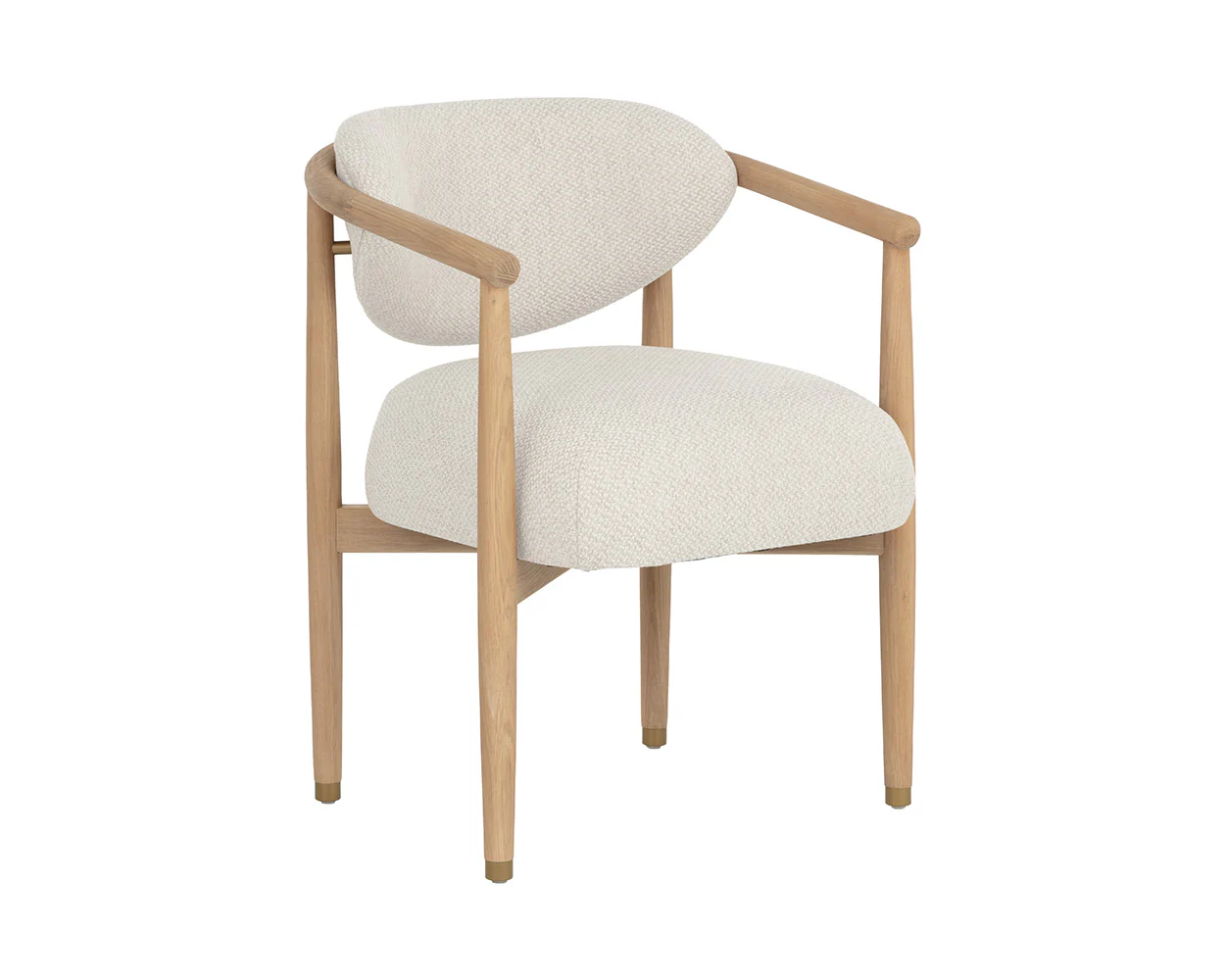 Sigrid Dining Armchair - Light Oak - Image 4