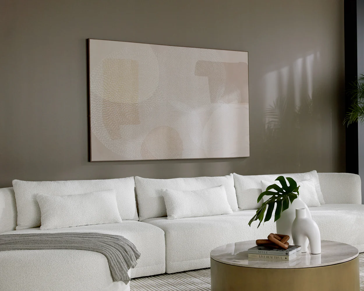 Smooth Operator - 72" X 48" - Light Brown Floater Frame - Image 2