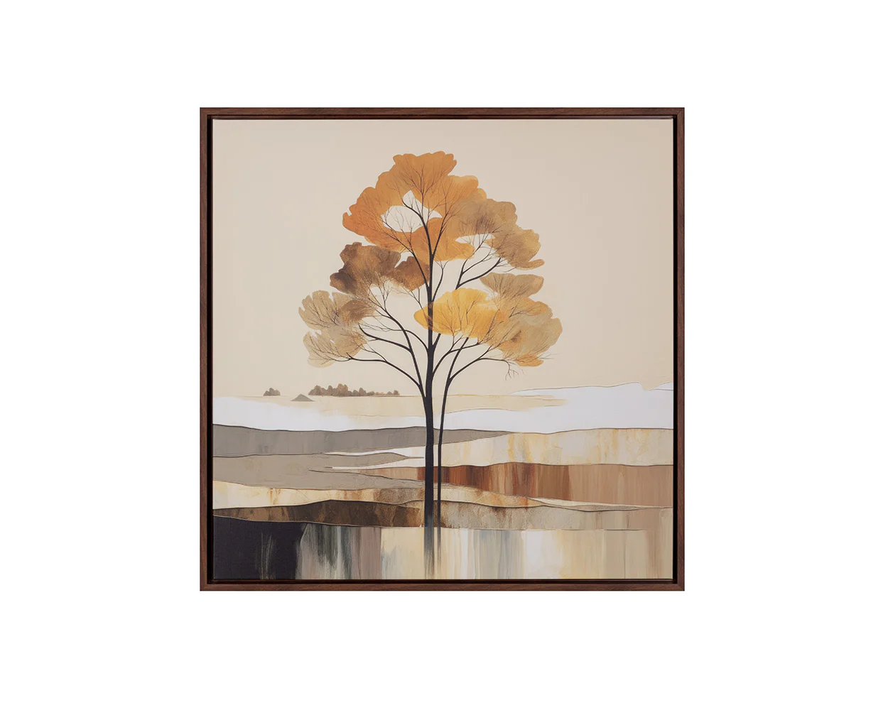 Still September - 30' X 30' - Brown Floater Frame - Image 3