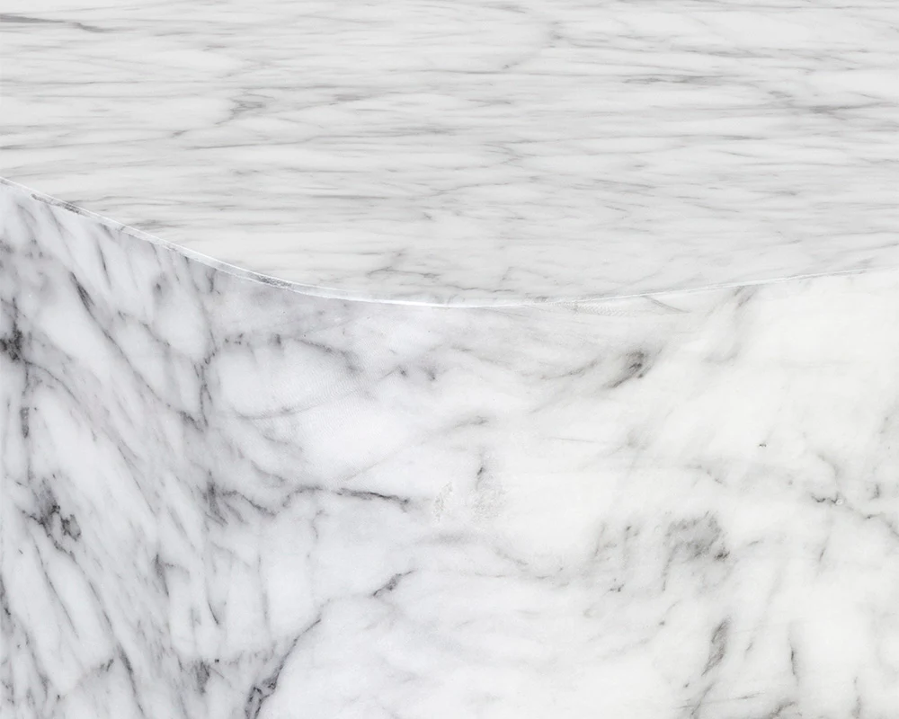 Strut Coffee Table - Marble Look - Image 5
