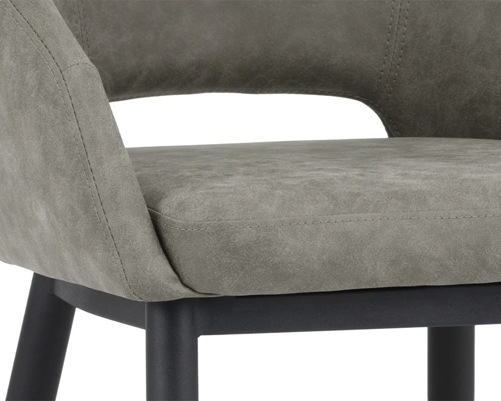 Thatcher Dining Armchair - Black - Image 13