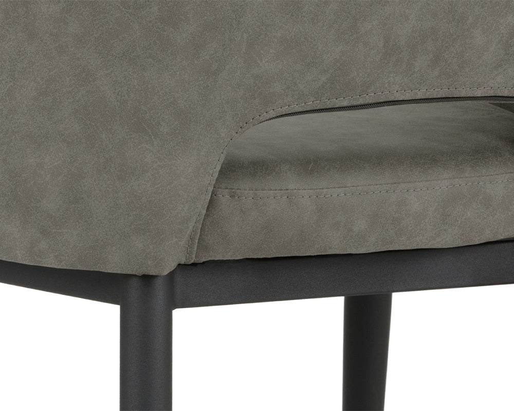 Thatcher Dining Armchair - Black - Image 15