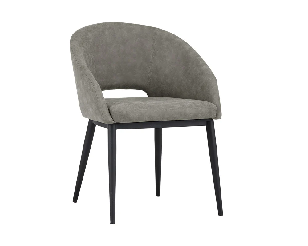 Thatcher Dining Armchair - Black - Image 9
