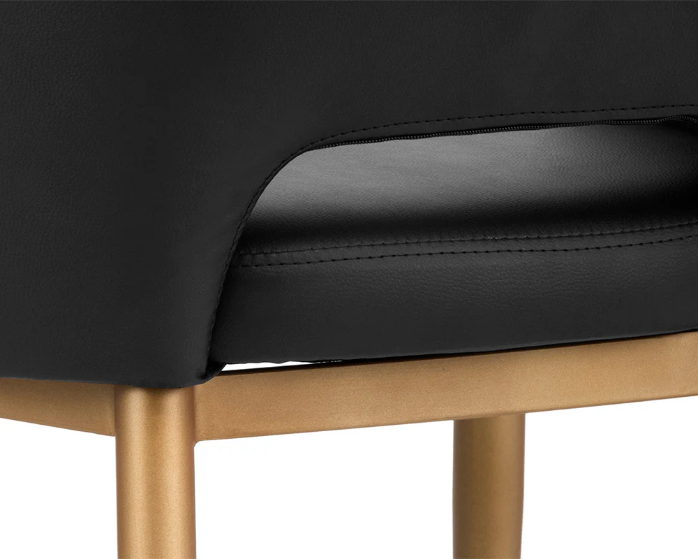 Thatcher Dining Armchair - Champagne Gold - Image 10