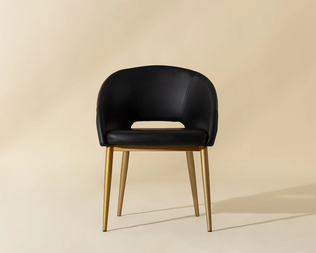 Thatcher Dining Armchair - Champagne Gold - Image 3