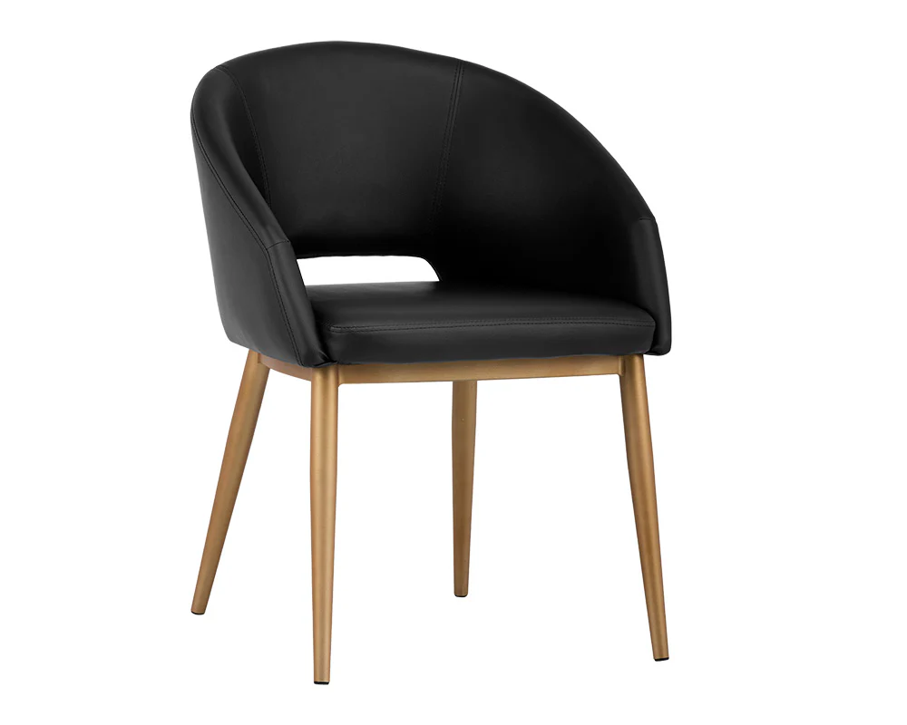 Thatcher Dining Armchair - Champagne Gold - Image 5