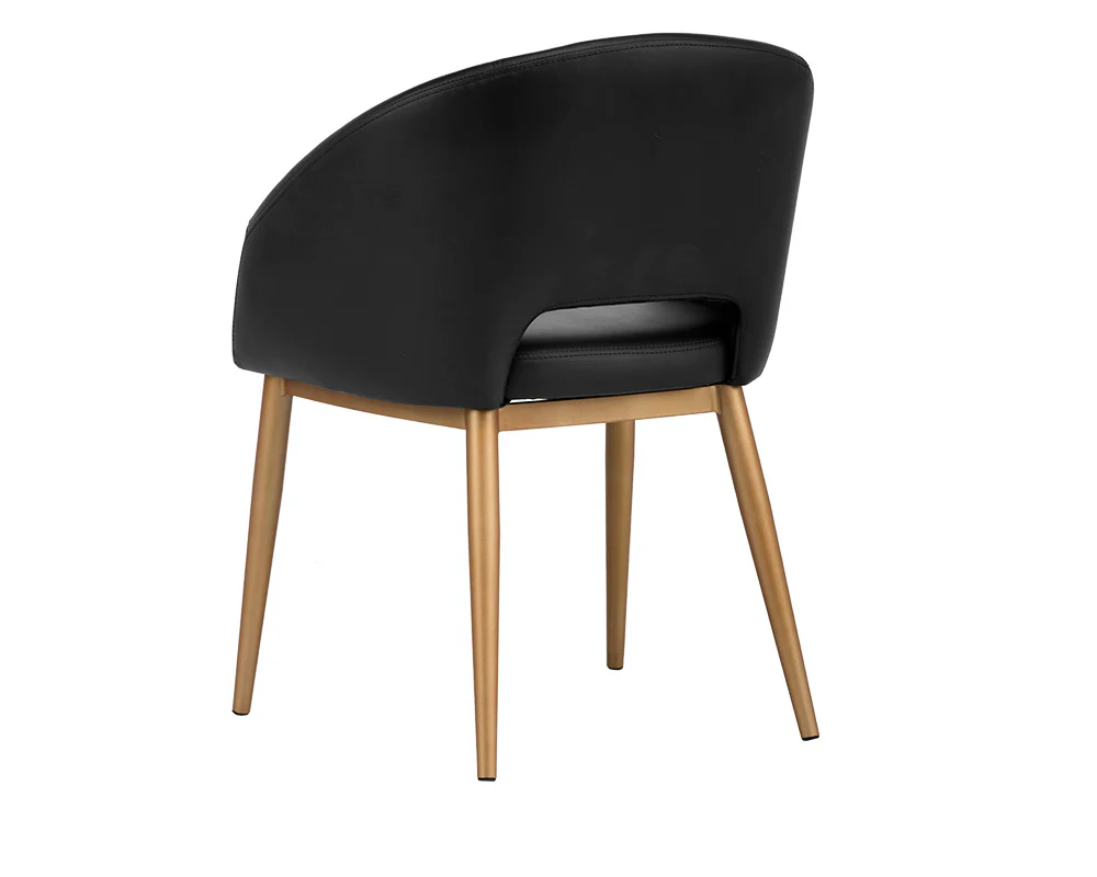 Thatcher Dining Armchair - Champagne Gold - Image 7