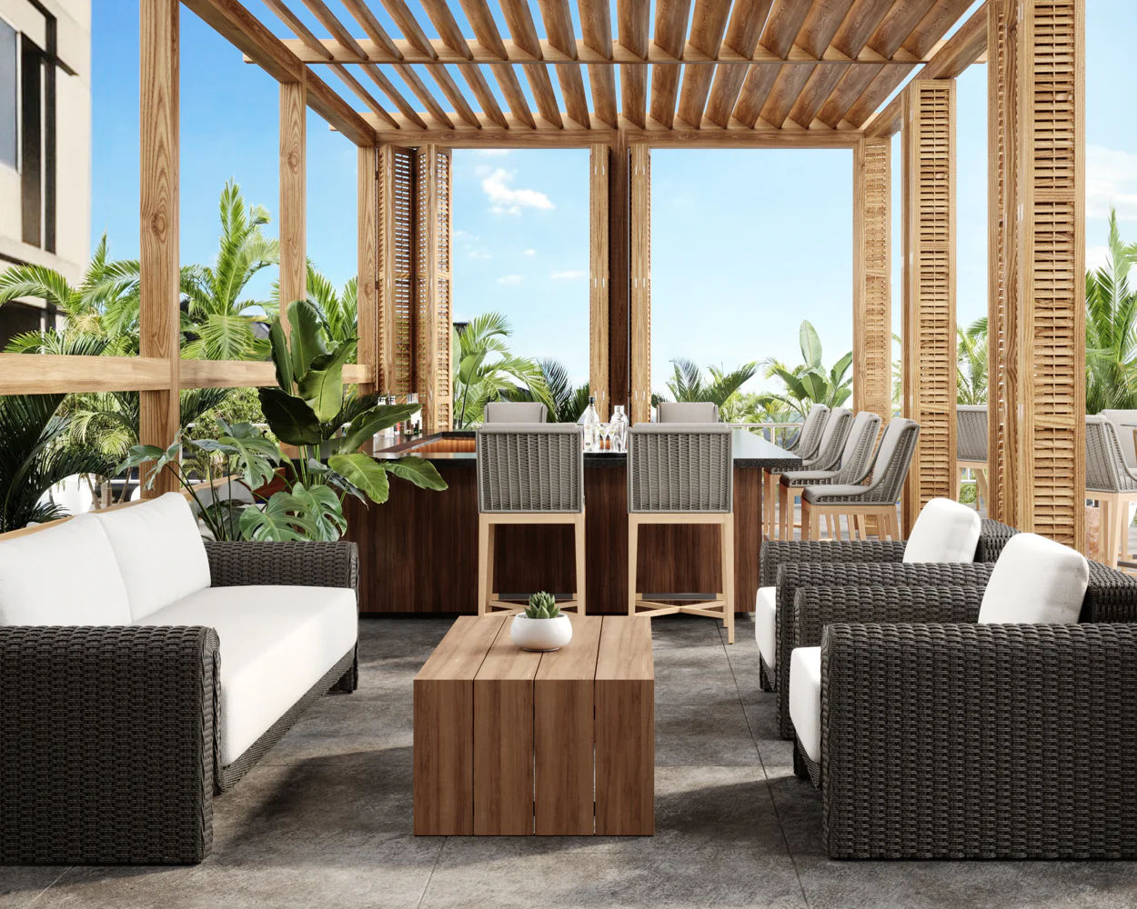 Tibi Lounge Chair - Grey - Image 3