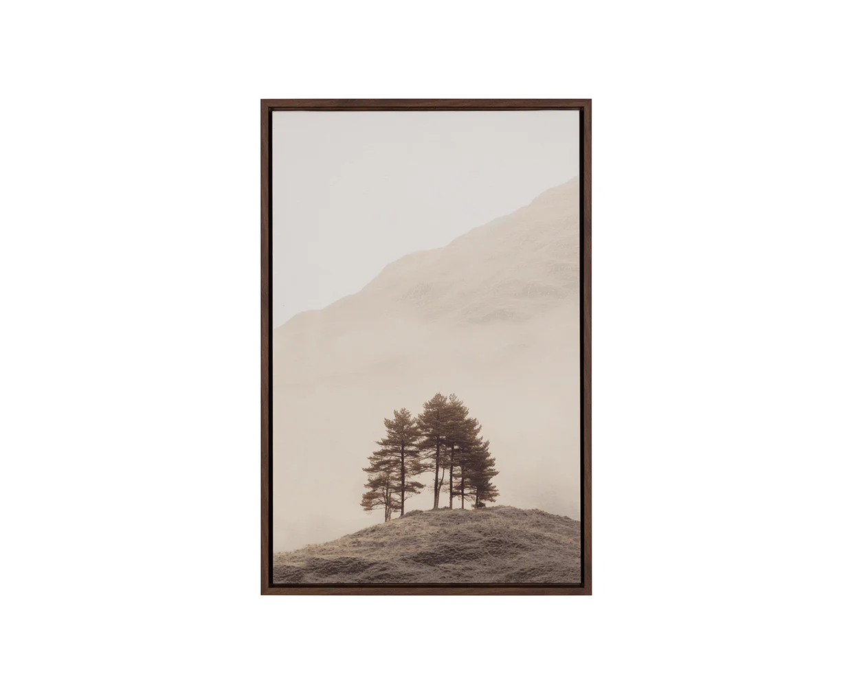 Together Alone I - 20' X 30' - Brown Floater Frame - Image 5