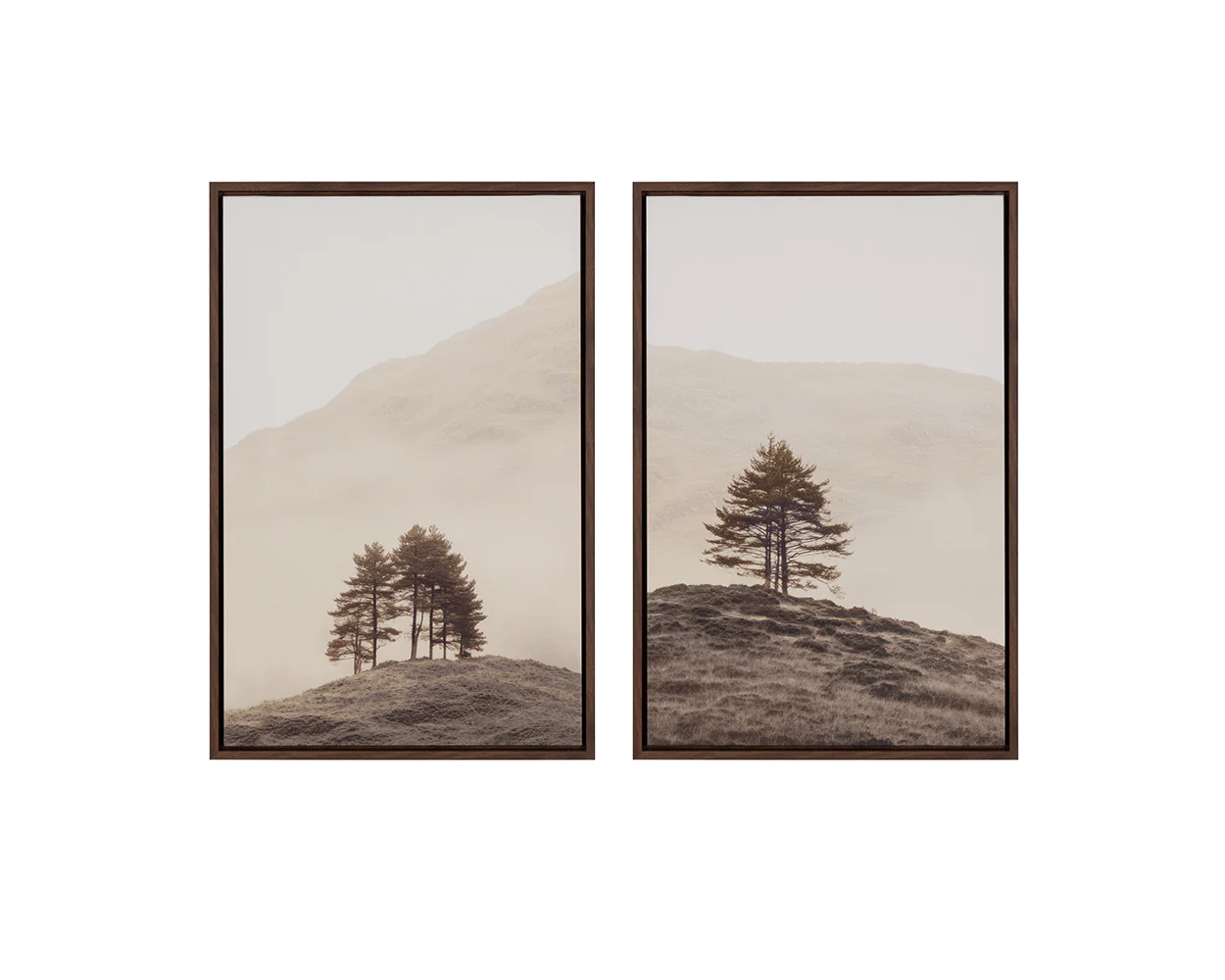 Together Alone I - 20' X 30' - Brown Floater Frame - Image 6