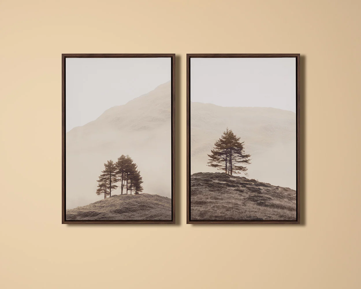 Together Alone II - 20' X 30' - Brown Floater Frame - Image 2
