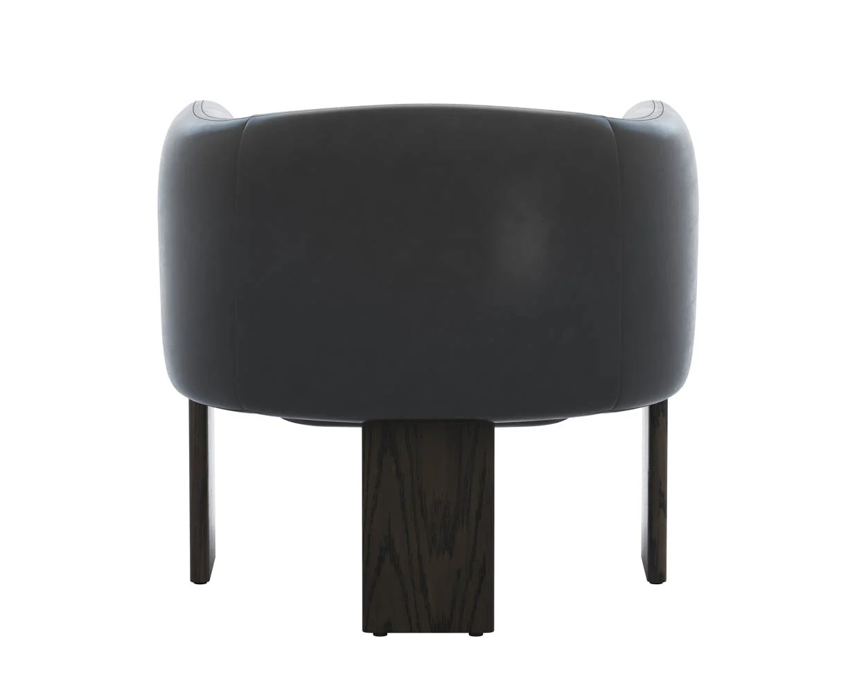 Trine Lounge Chair - Dark Brown - Image 10