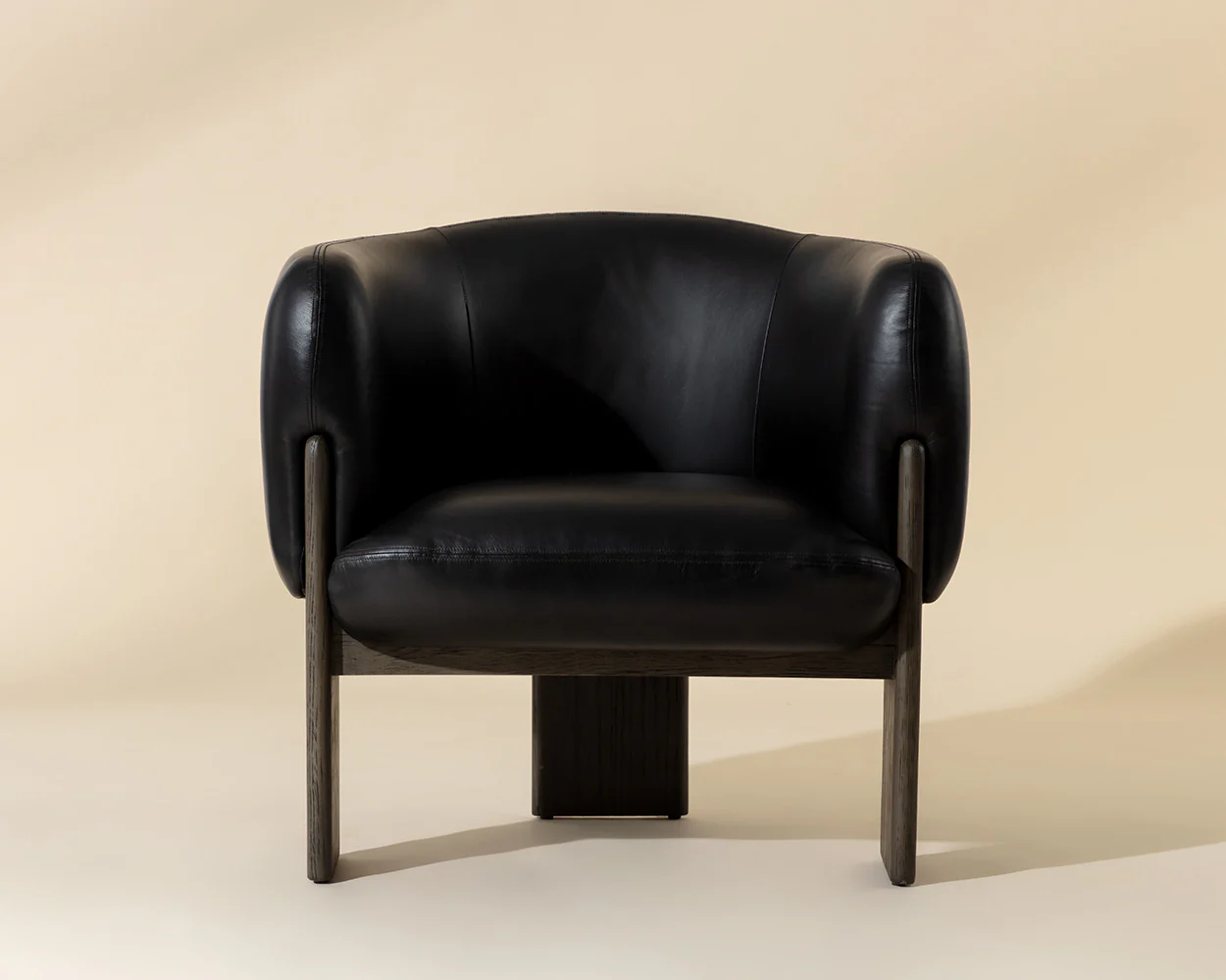 Trine Lounge Chair - Dark Brown - Image 4