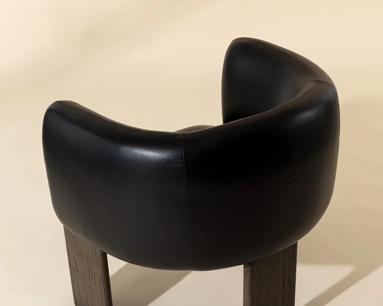 Trine Lounge Chair - Dark Brown - Image 5