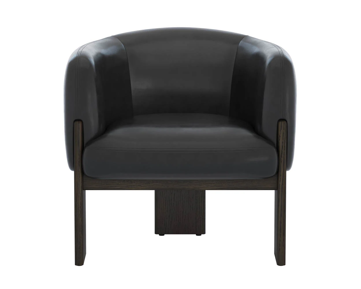Trine Lounge Chair - Dark Brown - Image 7