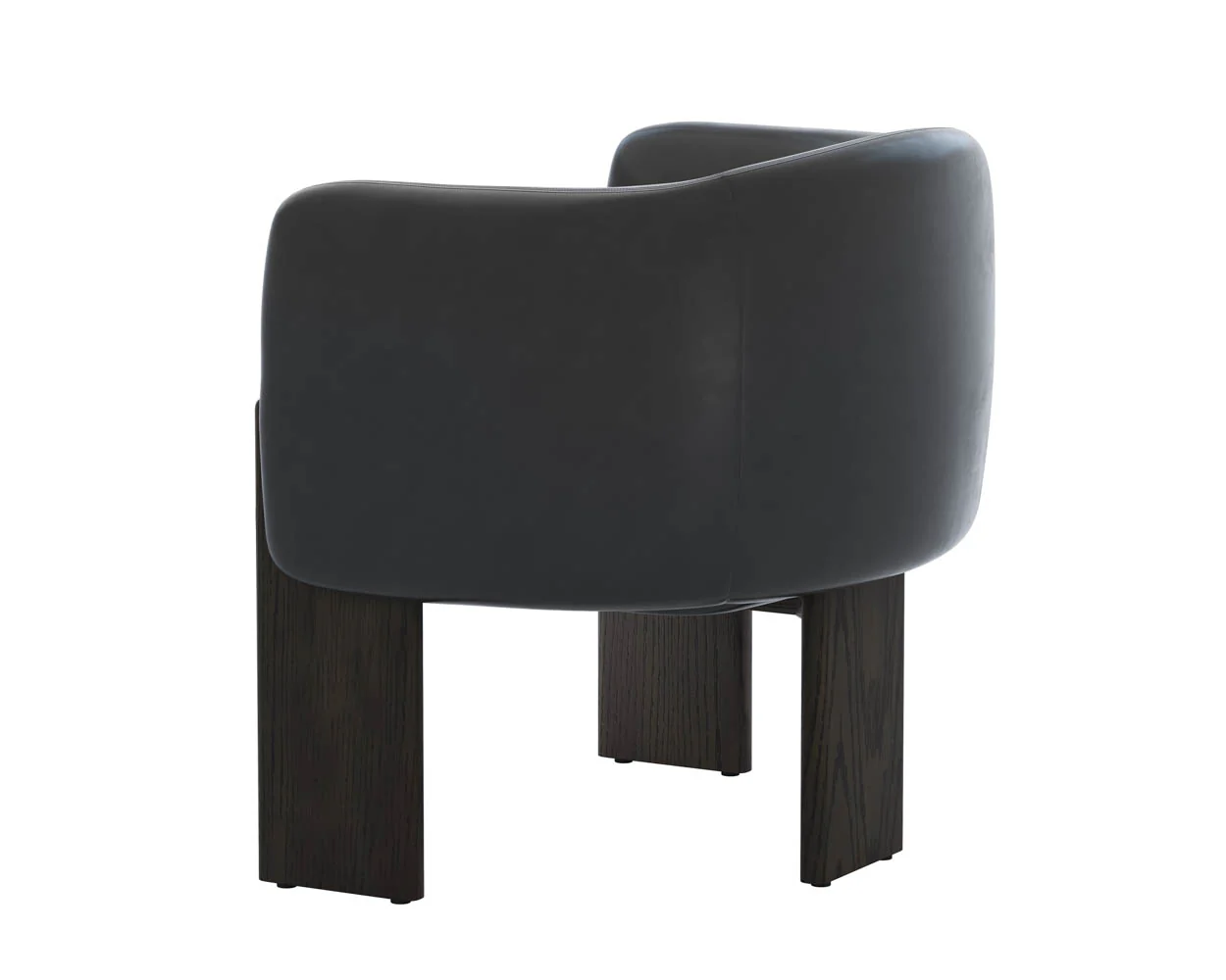 Trine Lounge Chair - Dark Brown - Image 9