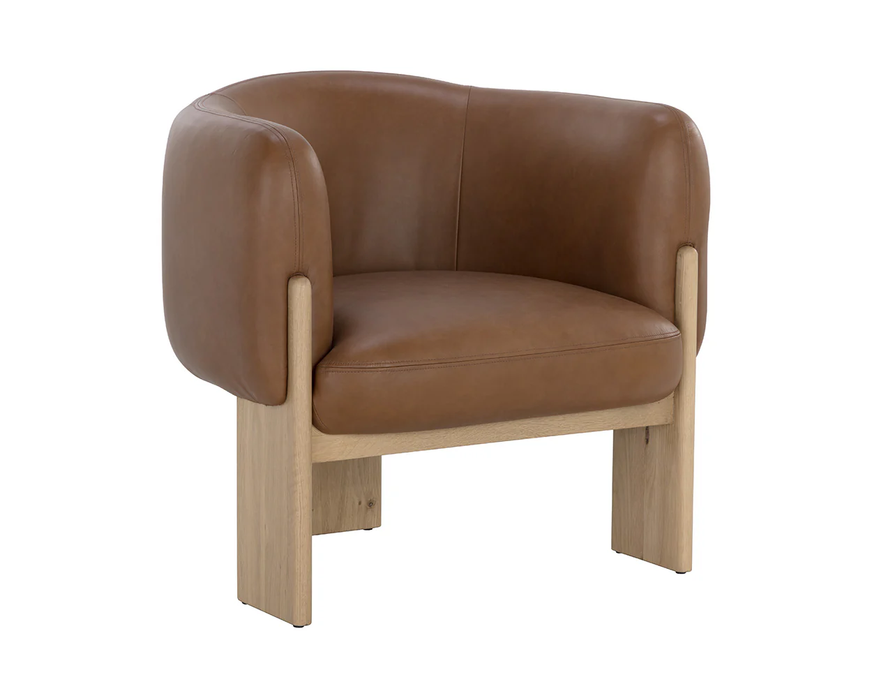 Trine Lounge Chair - Rustic Oak - Image 7