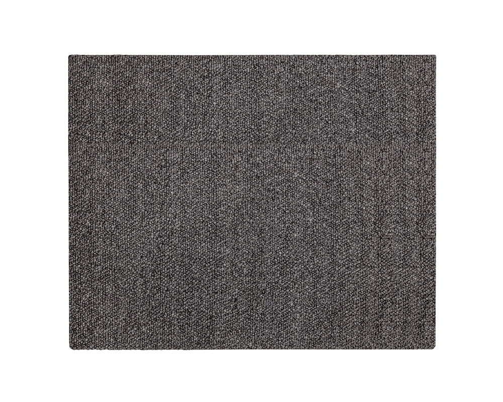 Umea Hand-woven Rug - Black Swatch - Image 2