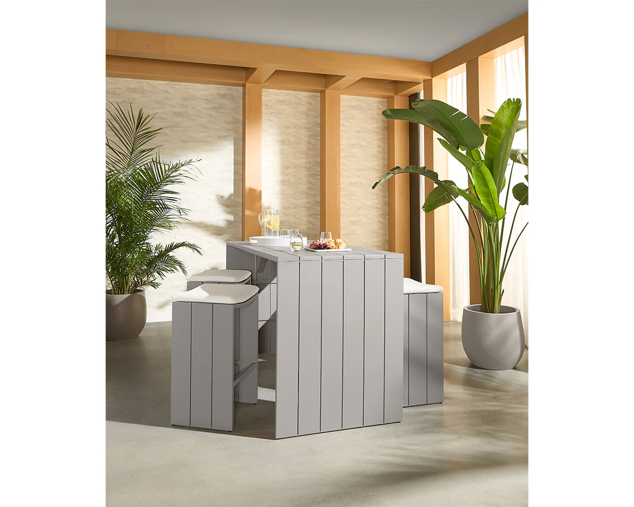 Verin Barstool - Greige - Image 2