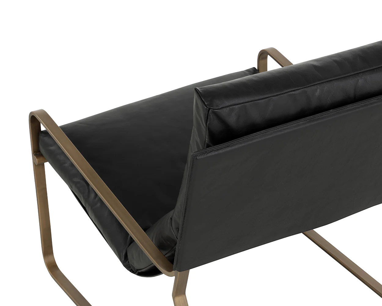 Zancor Lounge Chair - Antique Brass - Image 10